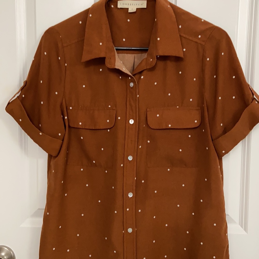 Lovestitch Women’s collared button-down